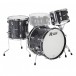 Rogers Covington 20'' Set de Cascos de 3 Piezas, Negro Pearl