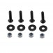 Steinigke Black Screw Set M8x40, Black