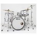 Rogers Covington 22'' 3pc Shell Pack, White Marine Pearl - Hardware Example