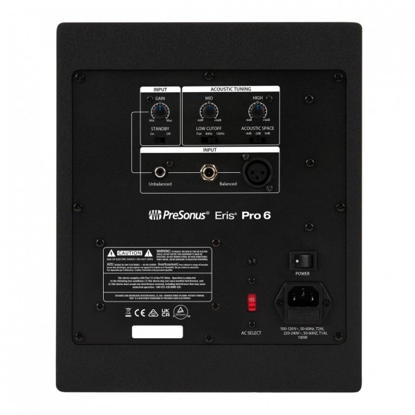 Eris Pro 6 Studio Monitor - Rear