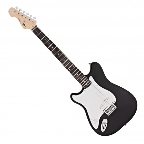 VISIONSTRING Left Handed Electric Guitar Pack, Black