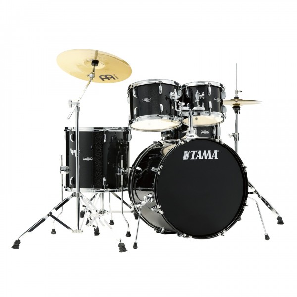 Tama Stagestar 22" 5pc Drum Kit w/Meinl Cymbals, Black Sparkle