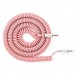 MyVolts Candycords 3.5mm Straight to Coiled Cable 100cm, Marshmallow
