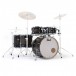 Pearl Decade Maple 22'' 7pc Shell pakiet, Satin Black Burst