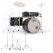 Pearl Decade Klonowy 22-calowy 7-częściowy zestaw perkusyjny z osprzętem, Satin Black Burst