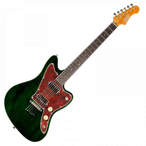 Jet Guitars JJ350 Offset Roasted MN RW Fingerboard, Green
