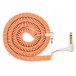 MyVolts Candycords 3.5mm to 6.35mm Angled Coil Cable 100cm, Sunset