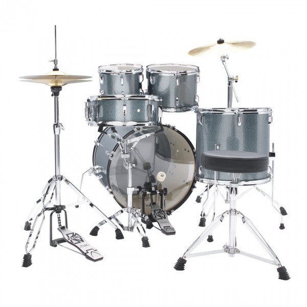 Tama Stagestar 22" 5pc Drum Kit w/Meinl Cymbals, Blue Mist - Back