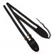 Hartwood Cotton Guitar Strap Black & White Stripe