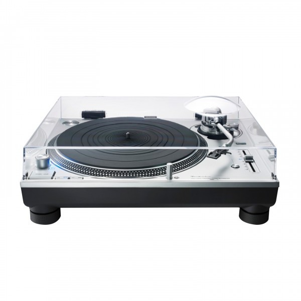 Technics Grand Class SL-1200GR2 Direct Drive Turntable, Silver Front View 2