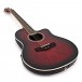 Roundback Electro Acoustic Guitar by Gear4music, Red Burst