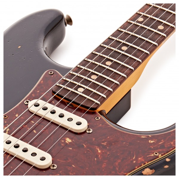 Fender Custom Shop '62 Stratocaster Heavy Relic RW, Black #R133240
