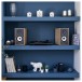 Triangle Borea BR02 Active Bookshelf Speakers (Pair), Light Oak Blue in home audio environment