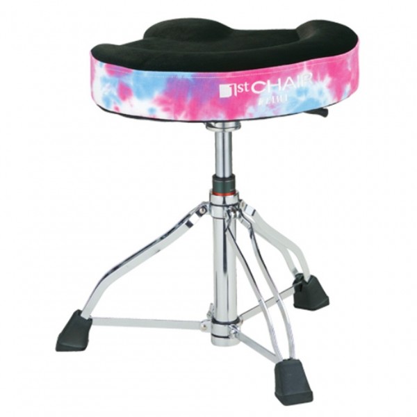 Tama 1st Chair Glide Rider Throne HYDRAULIX, Fluorescent Pink Sky