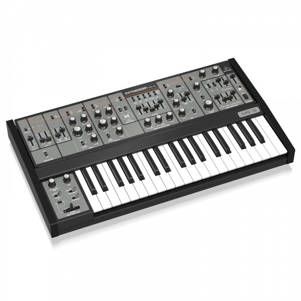 Behringer MS-5 Analog Synthesizer - Left, Panel Down