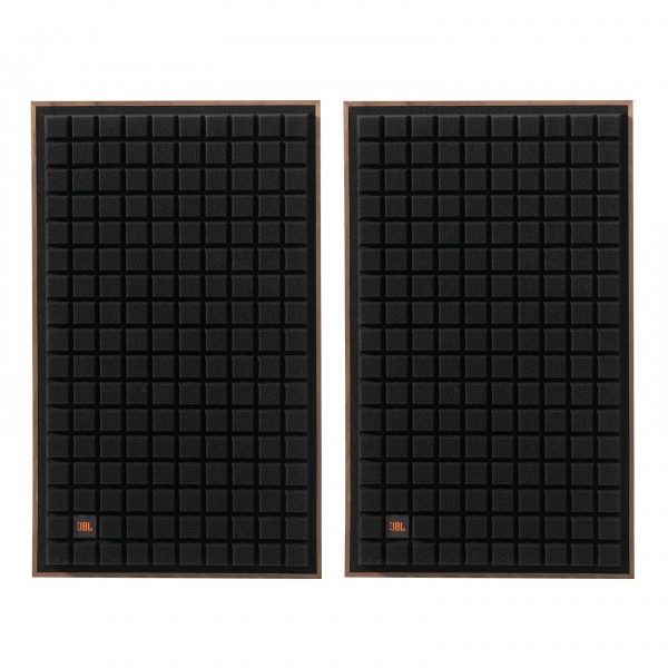 JBL L100 Classic Speaker Grille (Pair), Black Front View