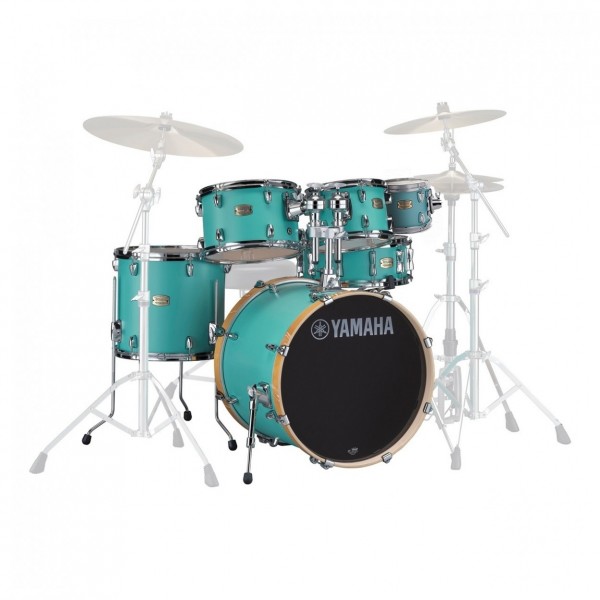 Yamaha Stage Custom Birch 22'' 6pc Shell Pack, Matte Surf Green