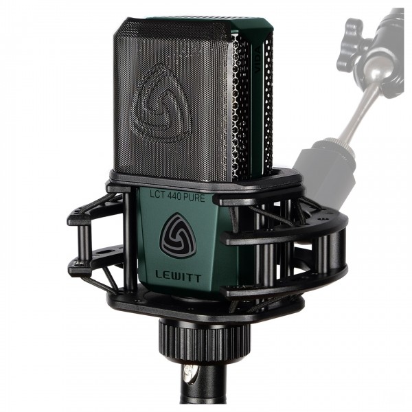 Lewitt LCT 440 Pure Vida Condenser Microphone - Angled W/ Mount (Stand Not Included)