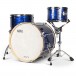 Natal Zenith 22'' 3pc Shell Pack, Forge Blue - Angle 2