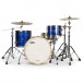 Natal Zenith 22'' 3pc Shell Pack, Forge Blue - Font with hardware example