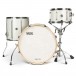 Natal Zenith 22'' 3pc Shell Pack, Silver Sparkle - Front