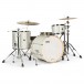 Natal Zenith 22'' 3pc Shell Pack, Silver Sparkle - With hardware example