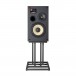 JBL L82 Mk2 Classic 2-Way Speakers with JS-80 Stands, Front View