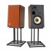 JBL L82 Mk2 Classic 2-Way Speakers with JS-80 Stands (Pair), Orange