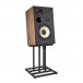 JBL L82 Mk2 Classic 2-Way Speakers with JS-80 Stands, Angled