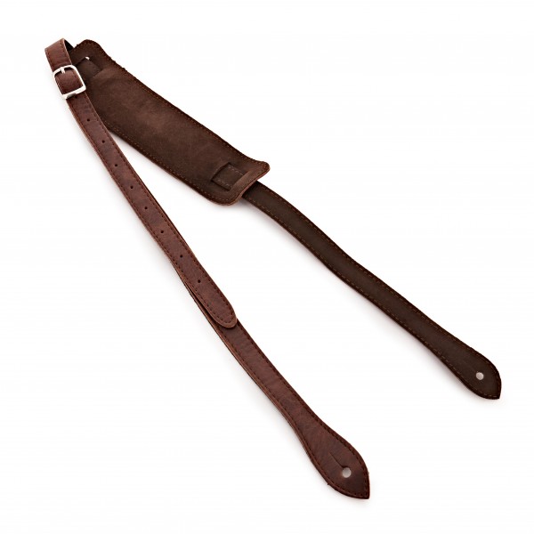 DSL Vintage Guitar Strap, Distressed Brown