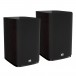 JBL Studio 620 Bookshelf Speaker, Dark Wood Side Grille View