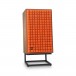JBL L100 Mk2 Classic 3-Way Speakers with JS-120 Stands, Orange Grille Attached