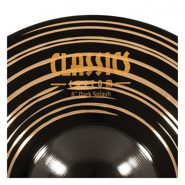 Meinl 8" Classics Custom Dark Splash - Detail
