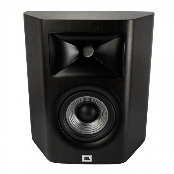 JBL Studio 610 On-Wall Surround Sound Speaker (Single), Dark Wood Front View