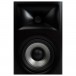 JBL Studio 610 On-Wall Surround Sound Speaker (Single), Dark Wood Front View Detail Photo