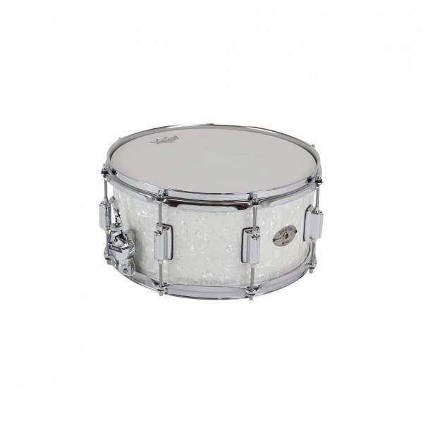 Rogers Powertone 14 x 6.5'' Snare Drum, White Marine Pearl