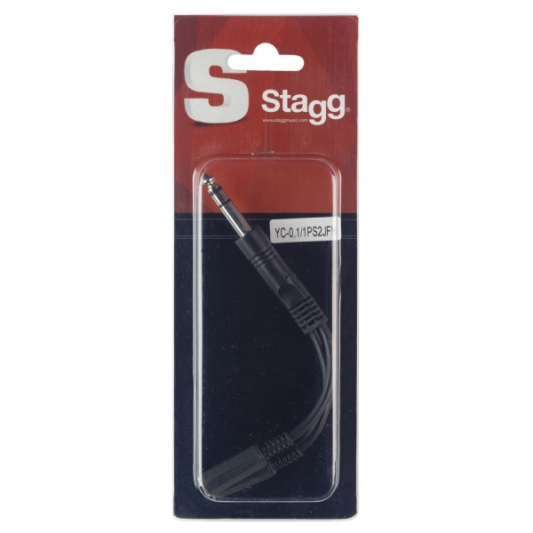 Stagg Stereo Male Phone Plug Adapter - Package