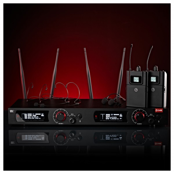 G4M True Diversity Dual Wireless Lav & Headset