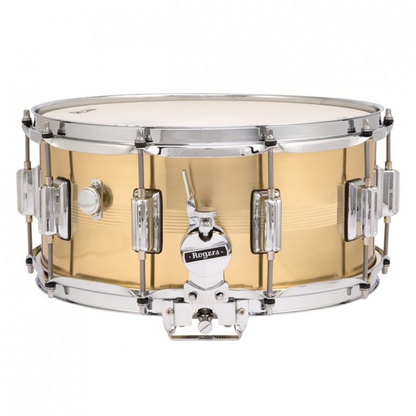 Rogers Dyna-Sonic 7 Line 14 x 6.5'' Natural Brass Snare Drum