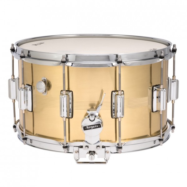 Rogers Dyna-Sonic 7 Line 14 x 8'' Natural Brass Snare Drum