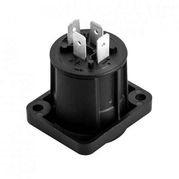 Neutrik 4-Pin SpeakON Mounting Socket - Connectors