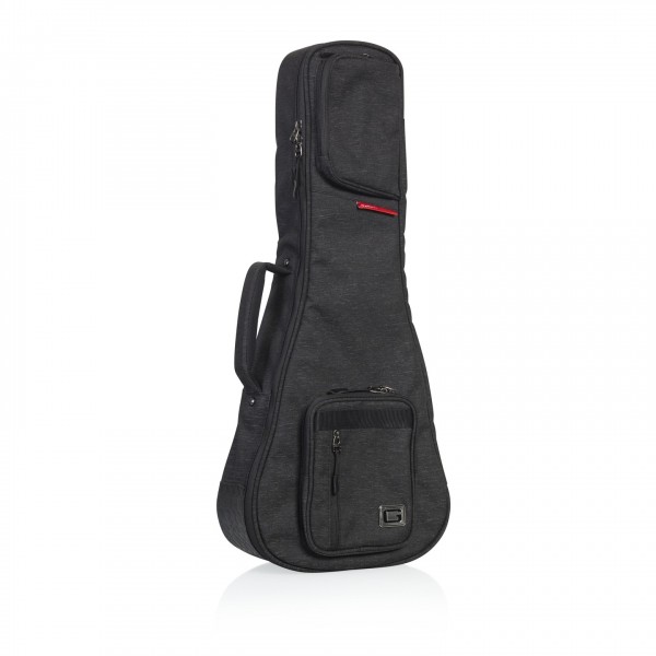 Gator GT-UKE-TEN-BLK Black Transit Bag – Tenor Uke - Angled, Left