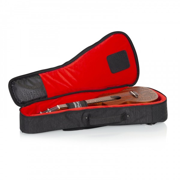 Gator GT-UKE-TEN-BLK Black Transit Bag – Tenor Uke - Gear, Left