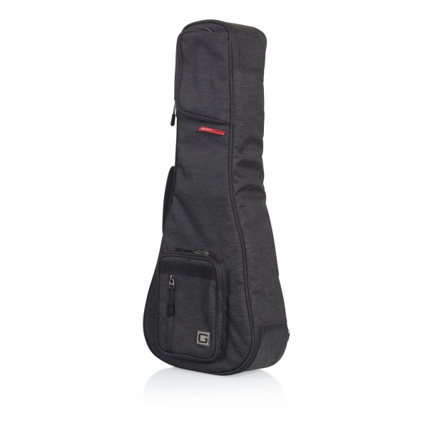 Gator GT-UKE-TEN-BLK Black Transit Bag – Tenor Uke - Angled, Right