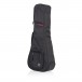 Gator GT-UKE-TEN-BLK Black Transit Bag – Tenor Uke - Angled, Right