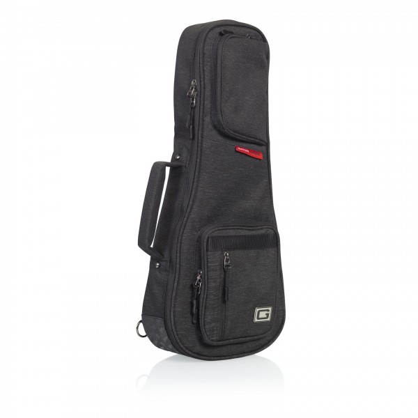Gator GT-UKE-SOP-BLK Black Transit Bag - Soprano Uke - Angled, Left