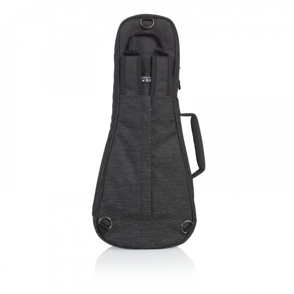 Gator GT-UKE-SOP-BLK Black Transit Bag - Soprano Uke - Rear
