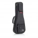 Gator GT-UKE-CON-BLK Black Transit Bag – Concerto Uke - Angled, Left