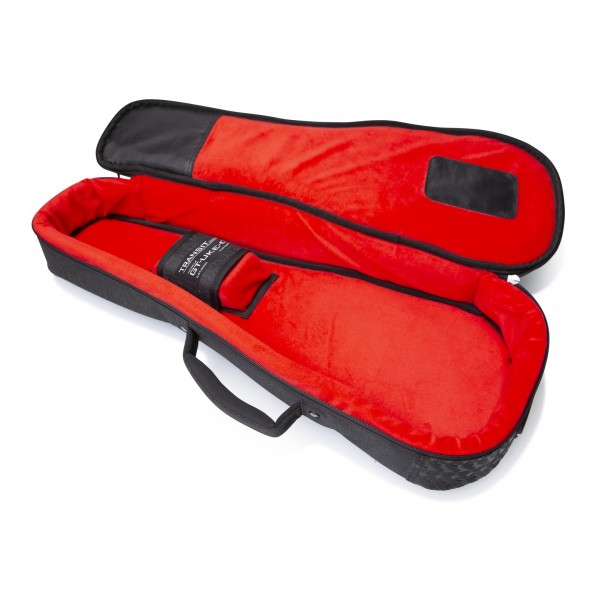 Gator GT-UKE-CON-BLK Black Transit Bag – Concerto Uke - Open, Right