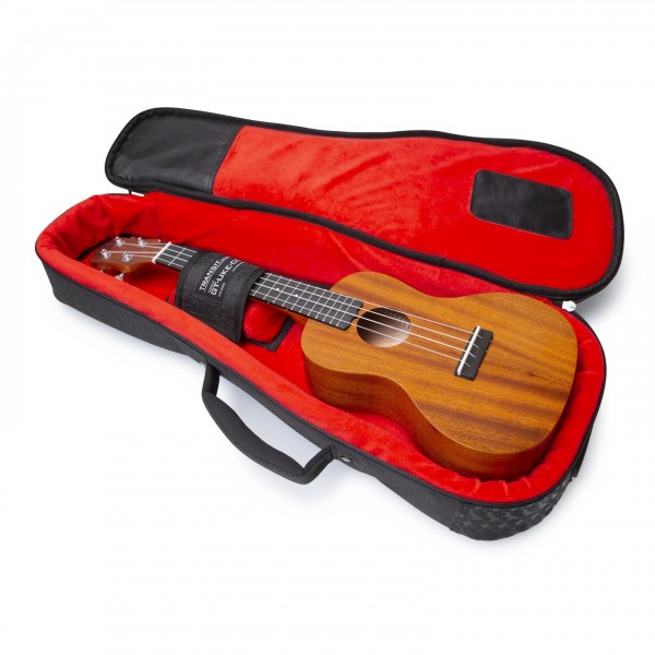 Gator GT-UKE-CON-BLK Black Transit Bag – Concerto Uke - Gear, Right